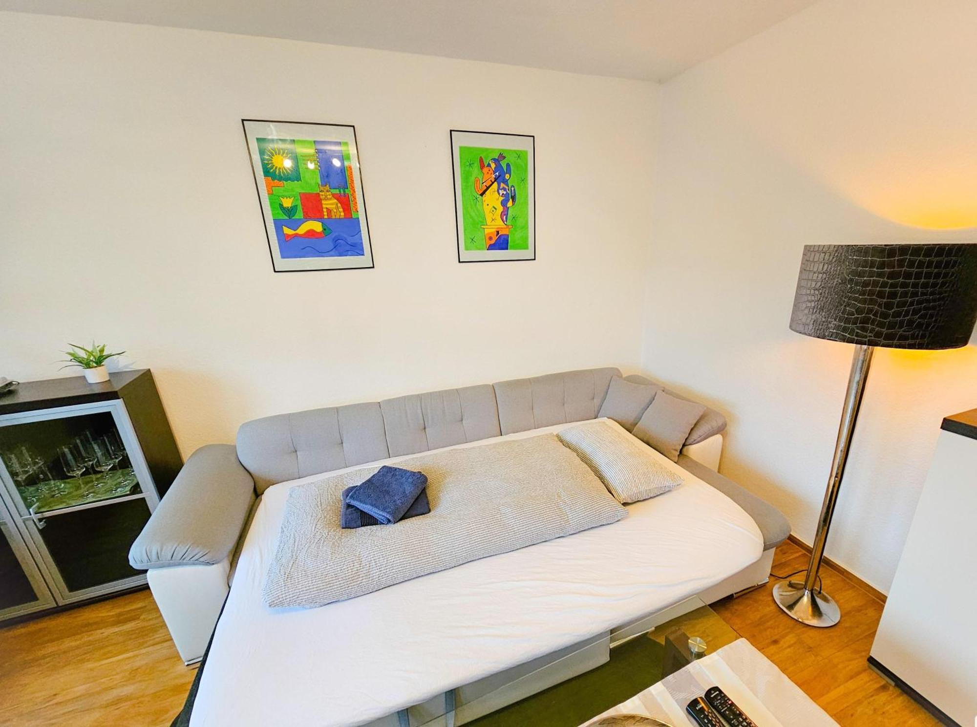 Ecocube Apartment2 Meppen14, Balkon, Kueche, Waschmaschine 외부 사진