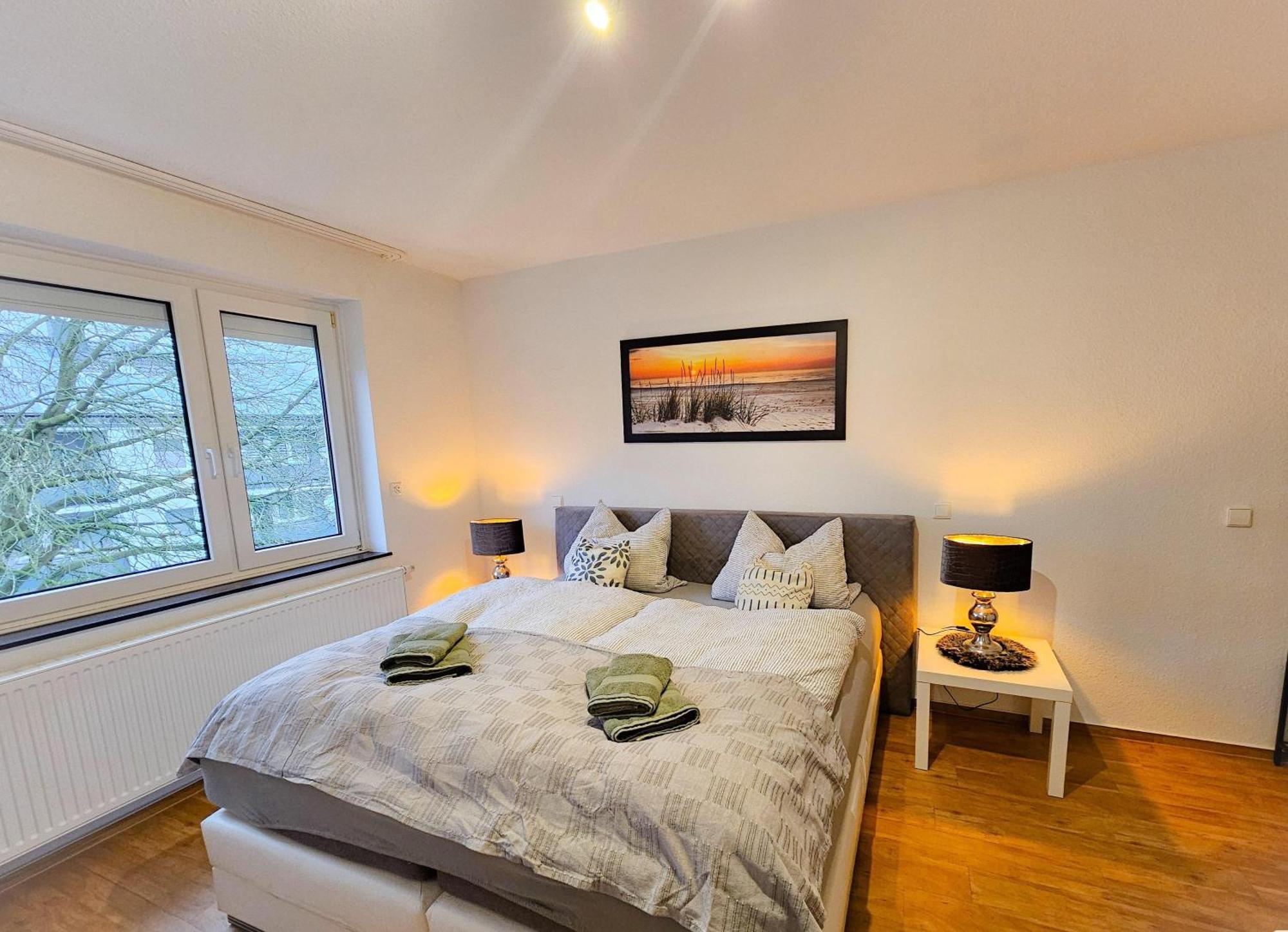 Ecocube Apartment2 Meppen14, Balkon, Kueche, Waschmaschine 외부 사진