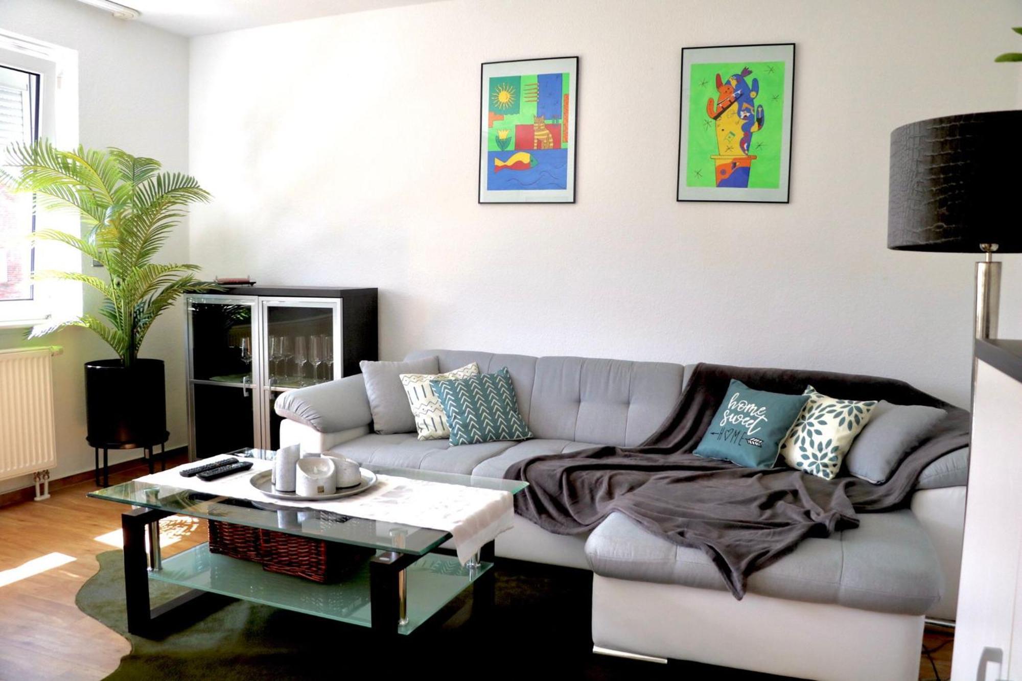 Ecocube Apartment2 Meppen14, Balkon, Kueche, Waschmaschine 외부 사진