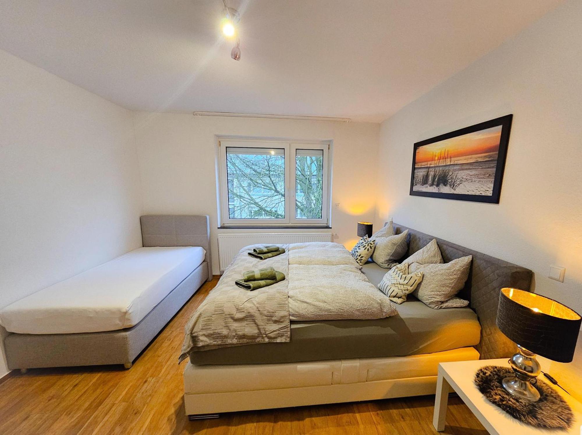 Ecocube Apartment2 Meppen14, Balkon, Kueche, Waschmaschine 객실 사진